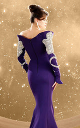 6 of 9 MNM Couture F02858 Purple