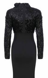 5 of 9 MNM Couture F02859 Black