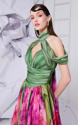 3 of 6 MNM Couture F02864 Green