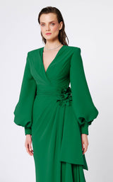 6 of 9 MNM Couture F02866 Emerald