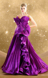 2 of 11 MNM Couture F02867 Purple