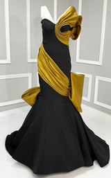 2 of 12 MNM Couture F02883 Black/Gold