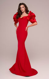 2 of 13 MNM Couture F02886 Red