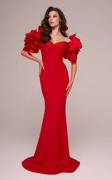 4 of 13 MNM Couture F02886 Red