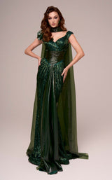 1 of 5 MNM Couture F02889 Green
