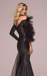 3 of 4 MNM Couture F02892 Black