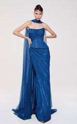 1 of 4 MNM Couture F02894 Petrol