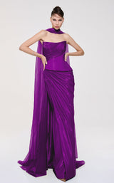 2 of 4 MNM Couture F02894 Magenta