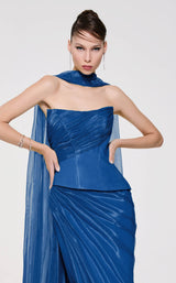 3 of 4 MNM Couture F02894 Petrol