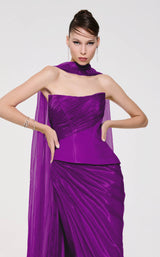 4 of 4 MNM Couture F02894 Magenta