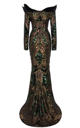 2 of 4 MNM Couture F02896 Black