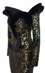 4 of 4 MNM Couture F02896 Black