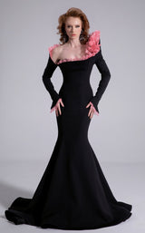1 of 7 MNM Couture F02905 Black