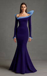6 of 7 MNM Couture F02905 Purple