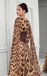 5 of 5 MNM Couture F02921 Tiger Print