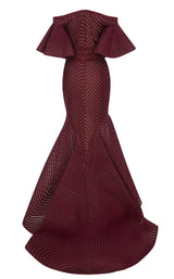 10 of 11 MNM Couture F02925 Burgundy