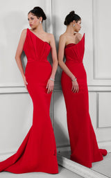 7 of 11 MNM Couture F03100 Red