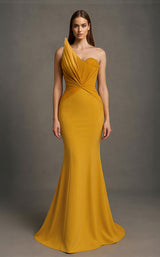 1 of 11 MNM Couture F03100 Mustard