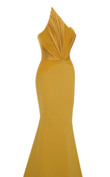 3 of 11 MNM Couture F03100 Mustard
