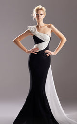 1 of 5 MNM Couture G1502 Black/White
