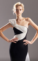 2 of 5 MNM Couture G1502 Black/White