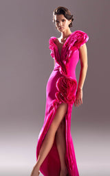 2 of 6 MNM Couture G1512 Fuchsia