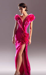 3 of 6 MNM Couture G1512 Fuchsia