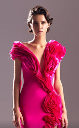 4 of 6 MNM Couture G1512 Fuchsia