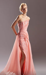 2 of 5 MNM Couture G1522 Peach