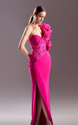 1 of 4 MNM Couture G1530 Fuchsia