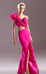 2 of 5 MNM Couture G1538 Fuchsia