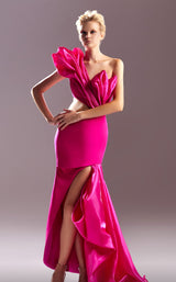 1 of 5 MNM Couture G1538 Fuchsia