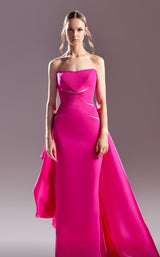 1 of 5 MNM Couture G1541 Fuchsia