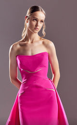 3 of 5 MNM Couture G1541 Fuchsia