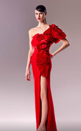 1 of 7 MNM Couture G1612 Red
