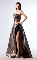 5 of 6 MNM Couture G1702 Metallic/Silver