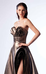 3 of 6 MNM Couture G1702 Metallic/Silver