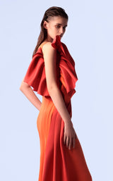 4 of 6 MNM Couture G1718 Orange