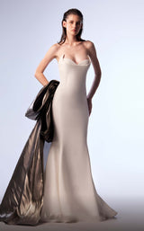 1 of 5 MNM Couture G1720 White/Silver