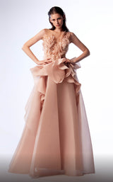 1 of 7 MNM Couture G1723 Beige