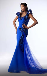 1 of 6 MNM Couture G1728 Blue