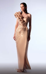 1 of 5 MNM Couture G1733 Beige