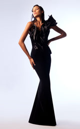 3 of 4 MNM Couture G1743 Black
