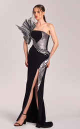 3 of 6 MNM Couture G1805 Black/Silver