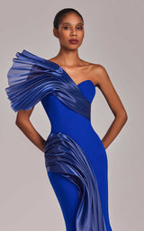 3 of 6 MNM Couture G1808 Royal Blue