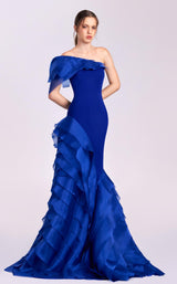 1 of 6 MNM Couture G1810 Royal Blue