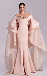 1 of 6 MNM Couture G1814 Salmon