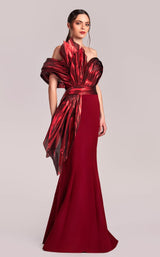 2 of 5 MNM Couture G1832 Burgundy
