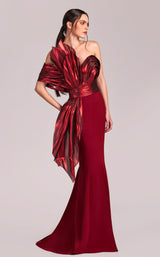 4 of 5 MNM Couture G1832 Burgundy