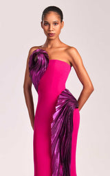 4 of 6 MNM Couture G1838 Fuchsia